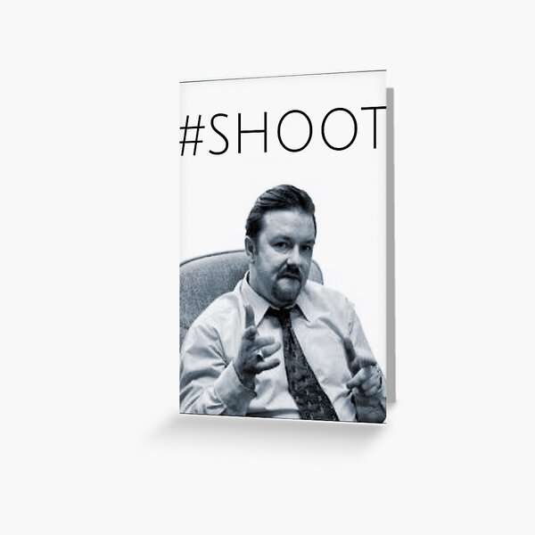 Ricky Gervais Funny Birthday Card David Brent Quote