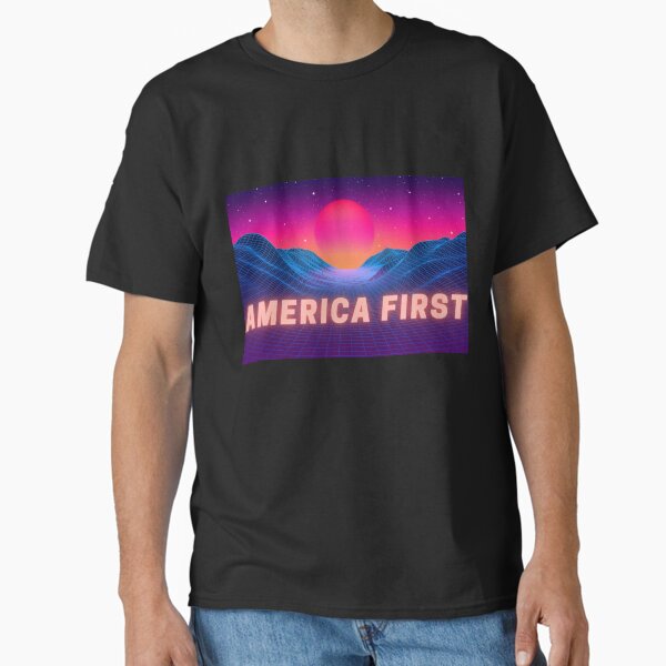 Item preview, "AMERICA FIRST" Conservative Sticker designed and sold by BasedAndOptical.