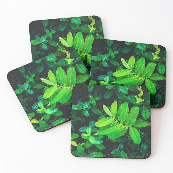 Item preview, closeup fresh green leaves texture background designed and sold by Mrvell.