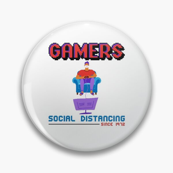 Item preview, Gamers Social Distancing Since 1972 designed and sold by Maria Garcia.
