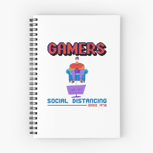 Item preview, Gamers Social Distancing Since 1972 designed and sold by Maria Garcia.