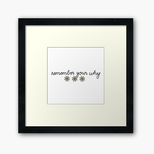Item preview, "Remember your  Why" Sticker designed and sold by gsnavelydesigns.
