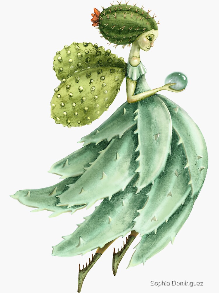 Succulent Fairy Sticker by SophiDominguez