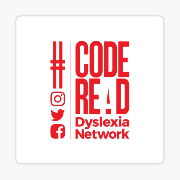 Code REaD White/Red Sticker