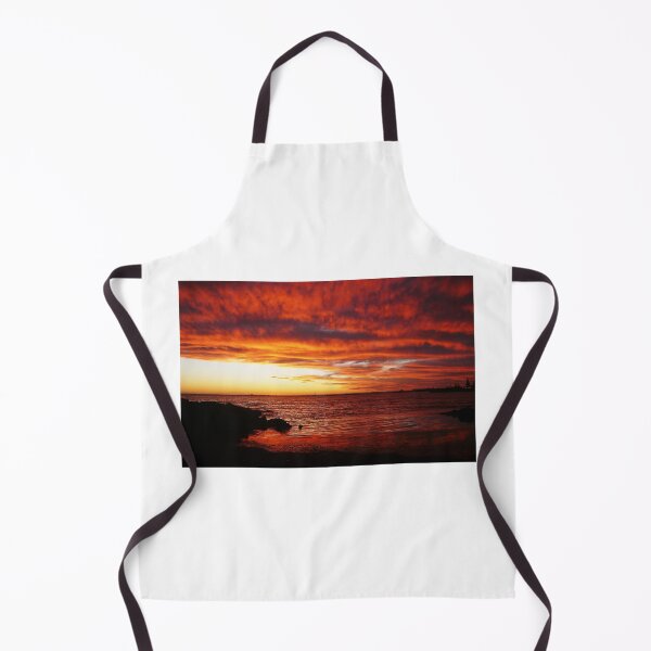 Item preview, Red Sky at Night, Elwood Beach designed and sold by Roz McQuillan Fine Art & Photography.