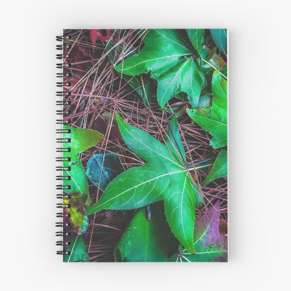 Item preview, closeup green leaves on the dry grass designed and sold by Mrvell.