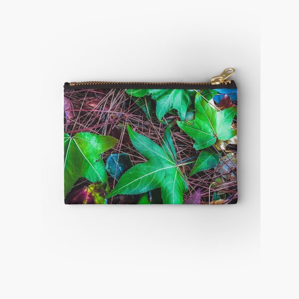 Item preview, closeup green leaves on the dry grass designed and sold by Mrvell.