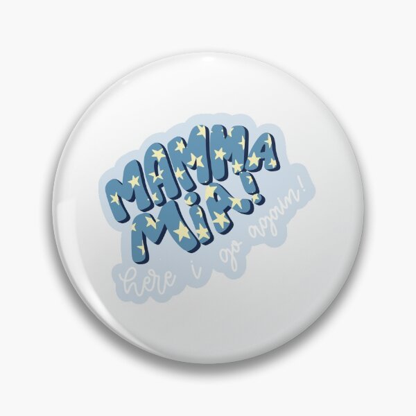 Item preview, mamma mia! here i go again! designed and sold by Liv's Lettering Co..