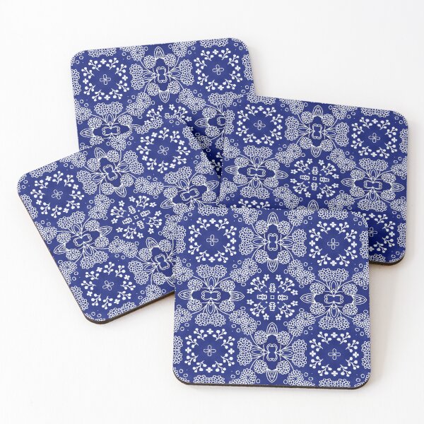 Item preview,  Blue and white tile  designed and sold by Sue Zipkin.
