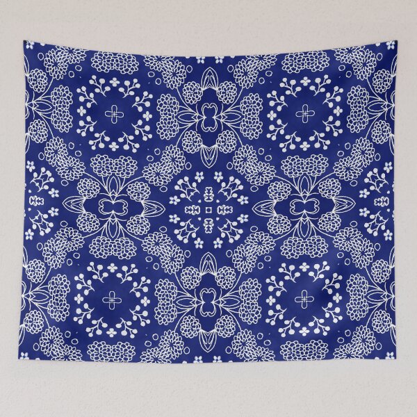 Item preview,  Blue and white tile  designed and sold by Sue Zipkin.