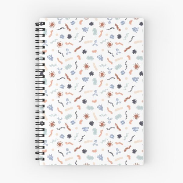 Item preview, Vintage Microbiology - White Outlines on White designed and sold by Hodgepodge Bricolage.