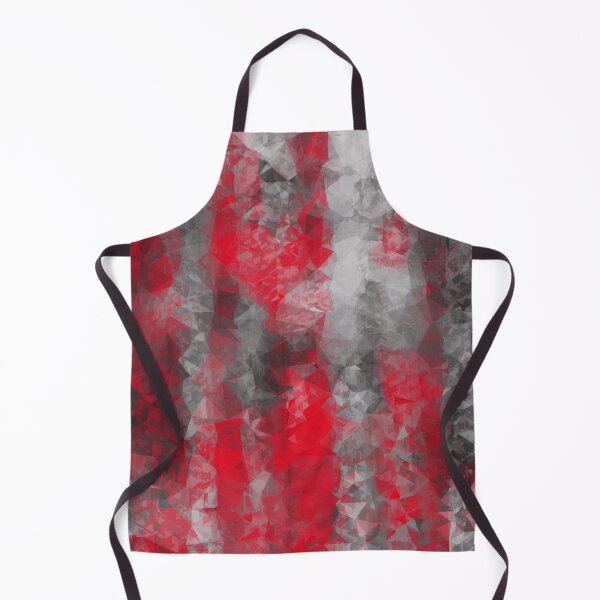 Item preview, psychedelic geometric polygon shape pattern abstract in red and black designed and sold by Mrvell.