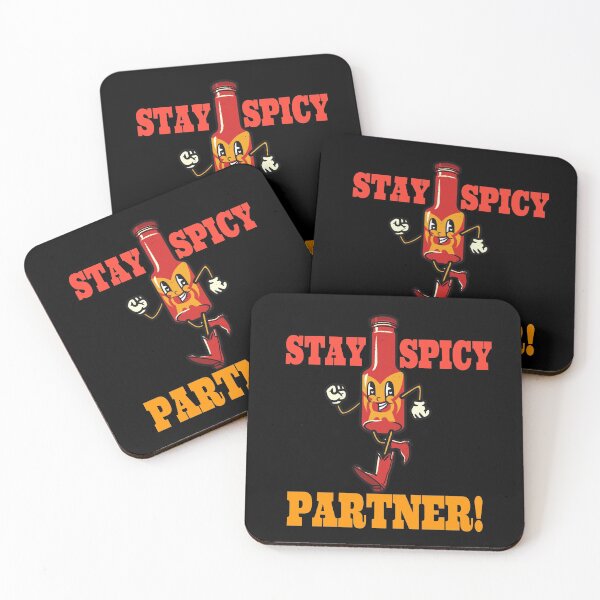 Item preview, Stay Spicy Partner! Hot Sauce BBQ designed and sold by AndApArt.