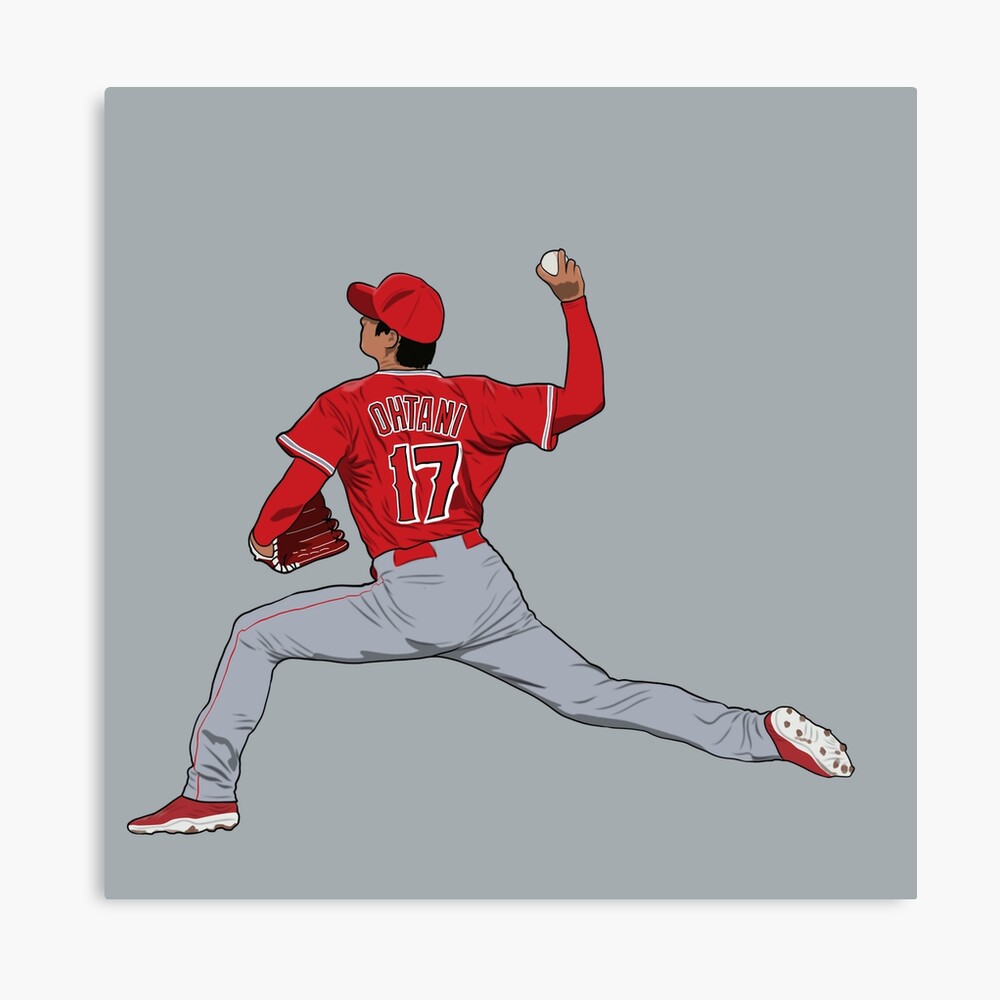 Sho Time, Los Angeles Angels Shohei Ohtani Cover Canvas Print