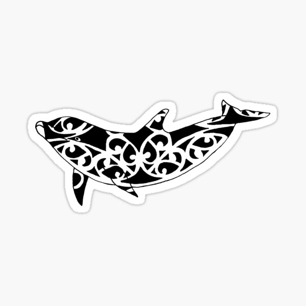 Tribal dolphin Sticker