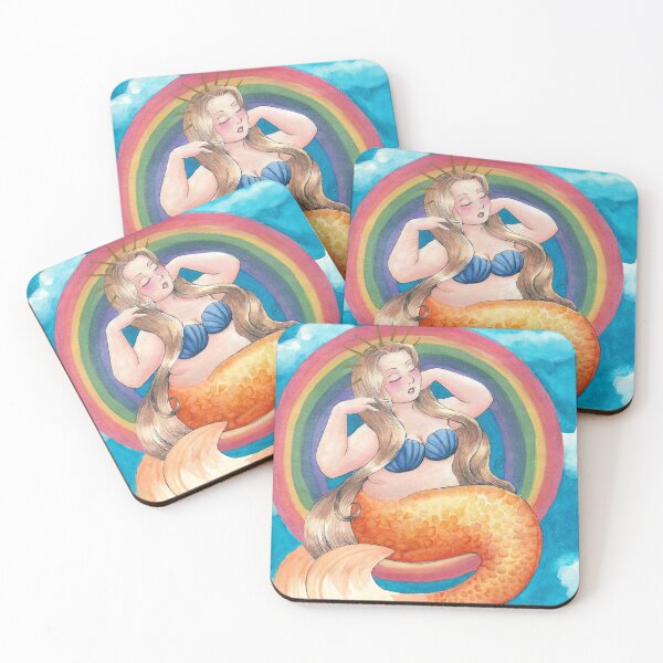 Item preview, Rainbow Mermaid Samantha  designed and sold by EriArtsyFoolish.