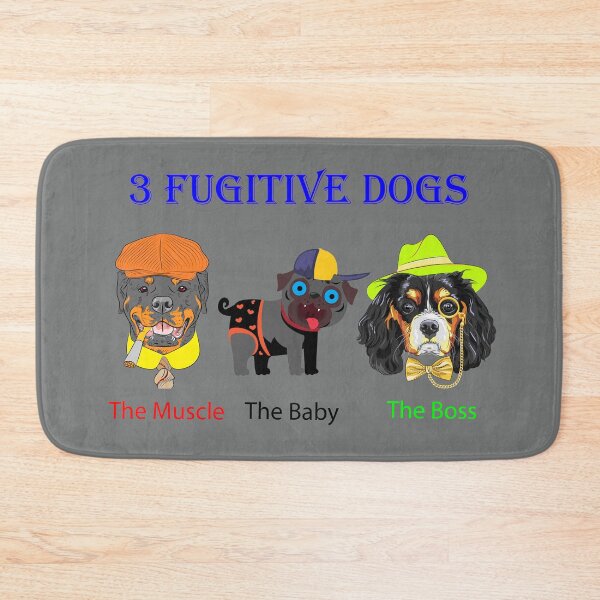 Item preview, 3 Fugitive Dogs designed and sold by Dream Wear.