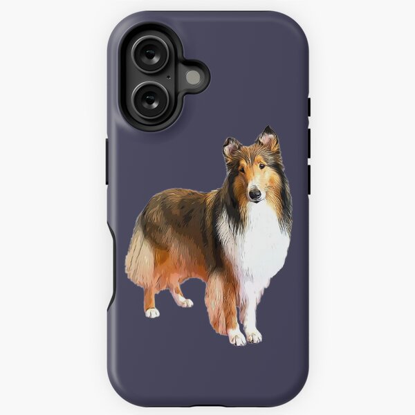 Shetland Sheepdog Phone Case Wallet - Purple Shetland Sheepdog Phone Case Wallet - Purple
