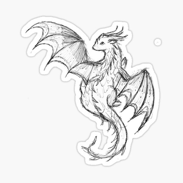 Item preview, Dragon Pen Sketch designed and sold by McAra S..