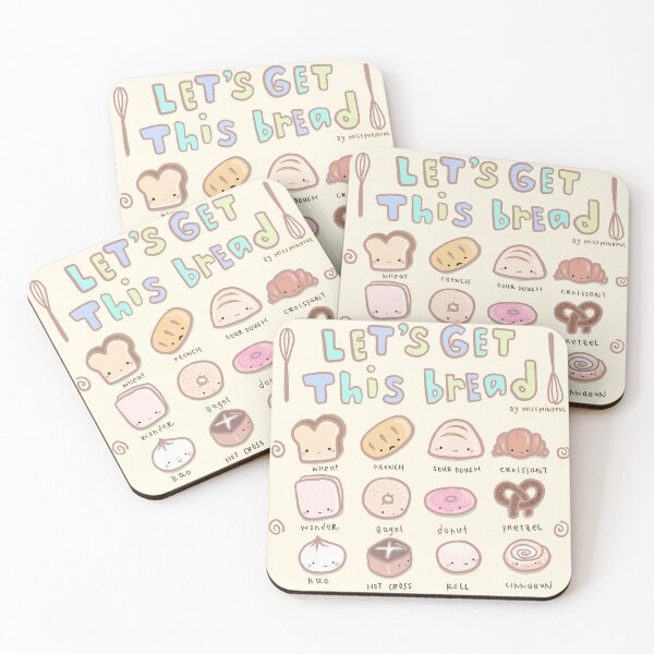 Item preview, Let's Get This Bread designed and sold by missmindful.