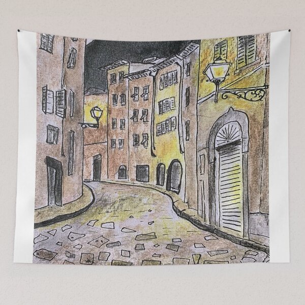 Item preview, Italian street scene designed and sold by asmsp.