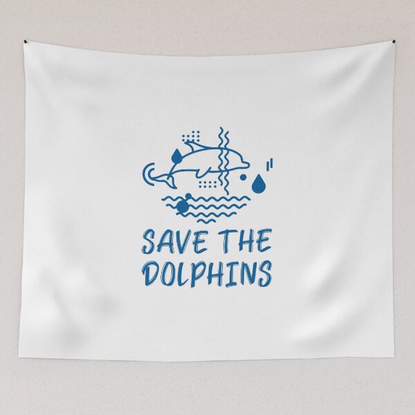 Item preview, Save the Dolphins designed and sold by quoteology.