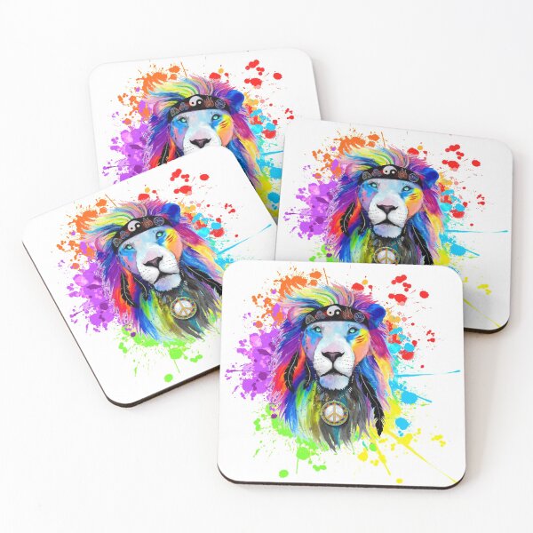 Item preview, Lion colorful designed and sold by TopDesignArt.