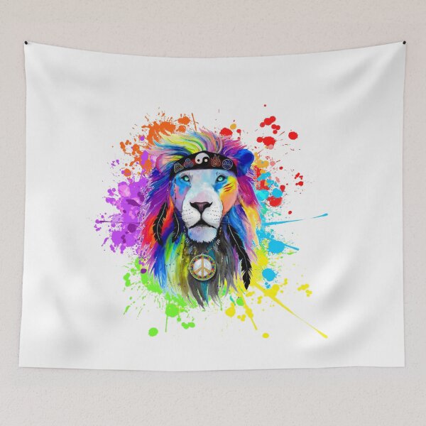 Item preview, Lion colorful designed and sold by TopDesignArt.