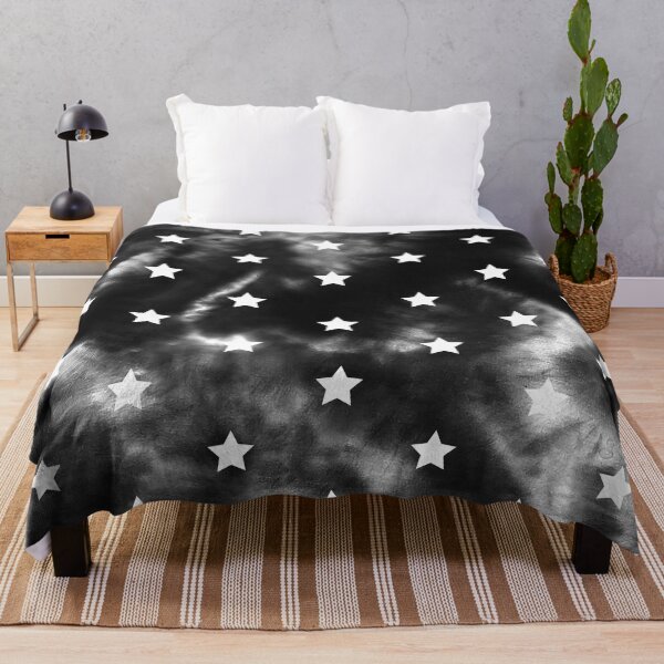 Item preview, Black Tie-Dye and Stars designed and sold by Carolina Diaz.