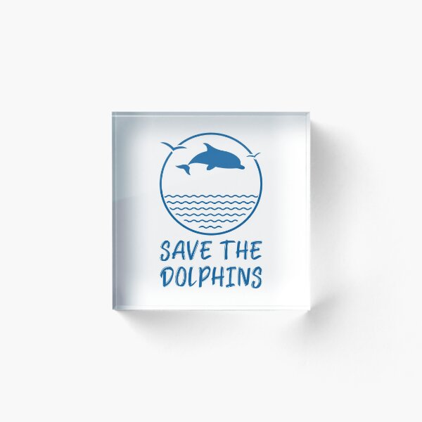 Item preview, Save the Dolphins Jumping Dolphin designed and sold by quoteology.