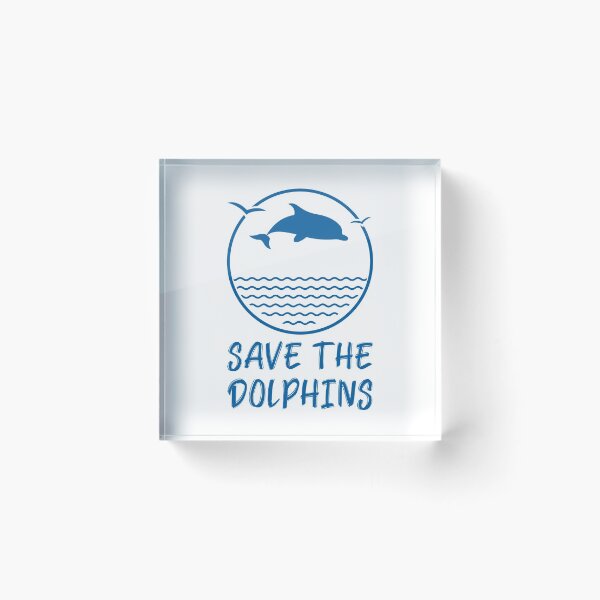 Item preview, Save the Dolphins Jumping Dolphin designed and sold by quoteology.