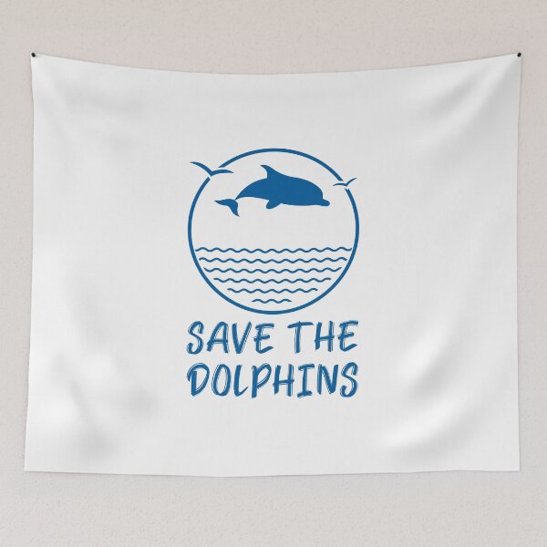 Item preview, Save the Dolphins Jumping Dolphin designed and sold by quoteology.
