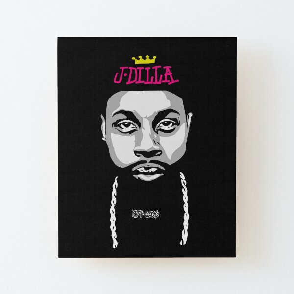 J Dilla Tribute Mounted Print By Rakkaarts Redbubble