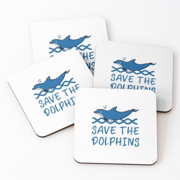 Item preview, Save the Dolphins Swimming Dolphin designed and sold by quoteology.