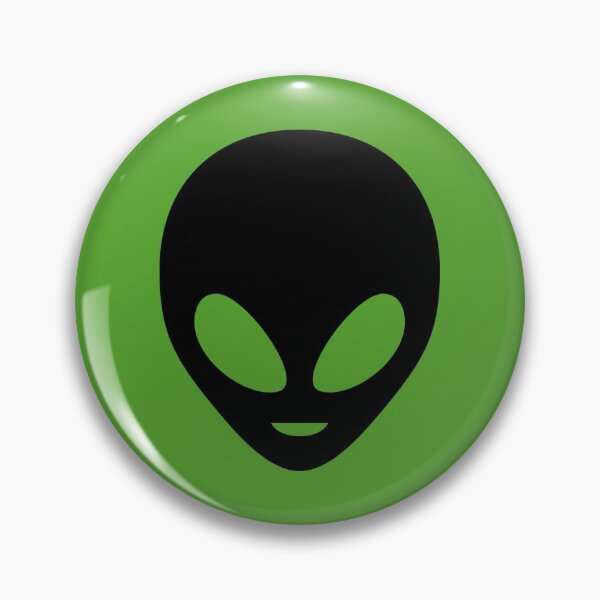 Item preview, Black Alien face design for facemask designed and sold by Mehul Shingala.