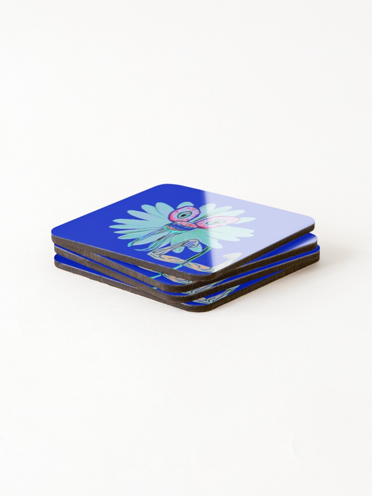 Thumbnail 4 of 5, Coasters (Set of 4), Flower flex designed and sold by ACidysfunction.