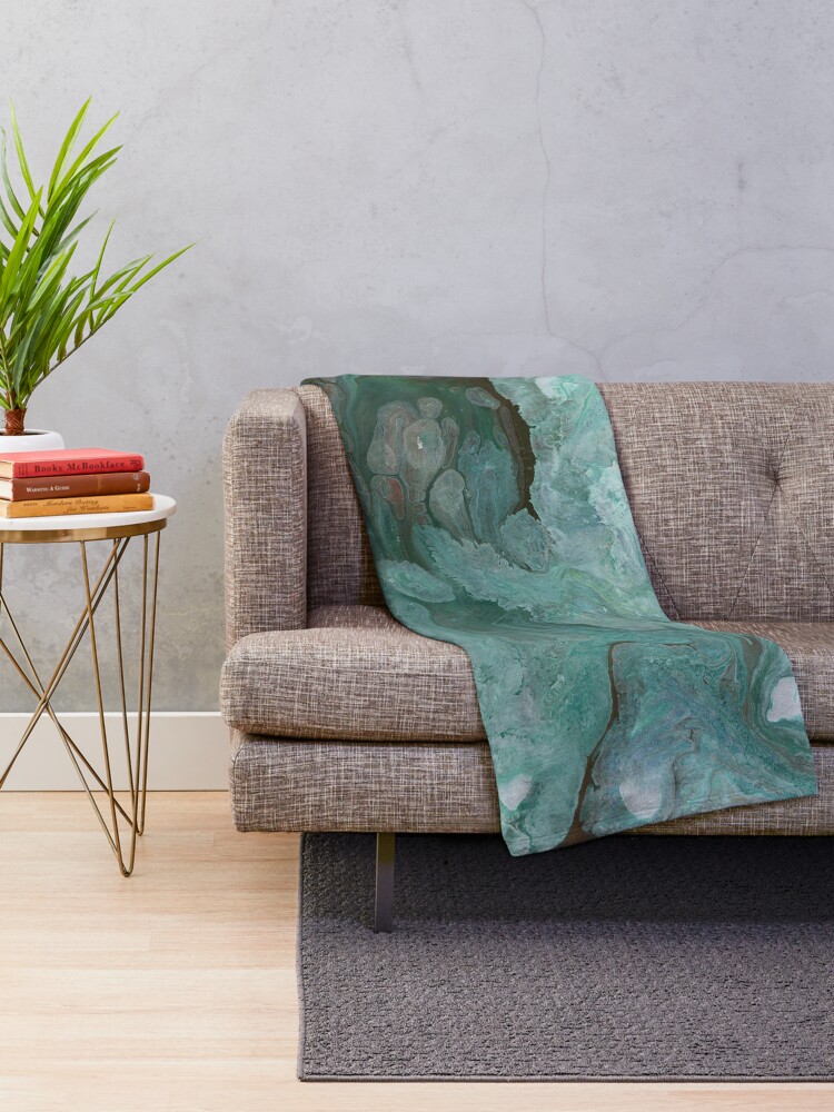 Alternate view of Sudden Thaw 3 Throw Blanket