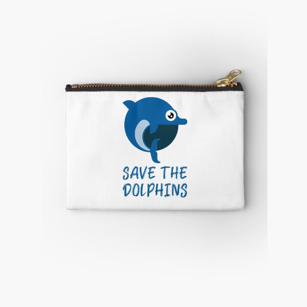 Item preview, Save the Dolphins Cute Cartoon Dolphin designed and sold by quoteology.