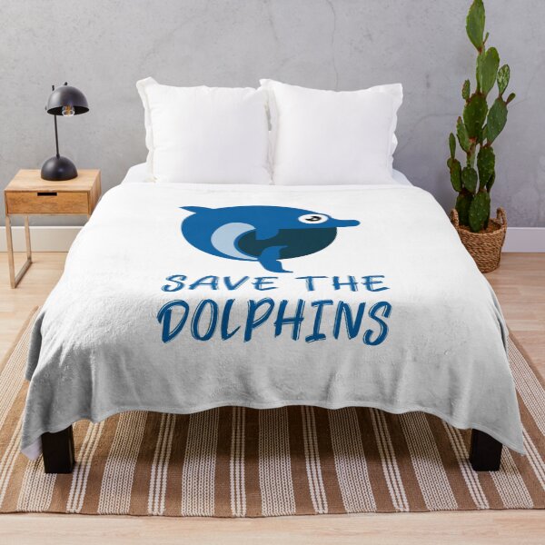 Item preview, Save the Dolphins Cute Cartoon Dolphin designed and sold by quoteology.