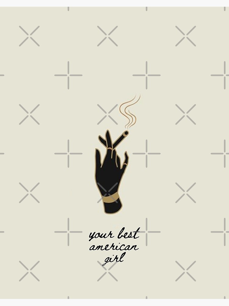 Your Best American Girl by Mitski Vintage Song Lyrics on Parchment