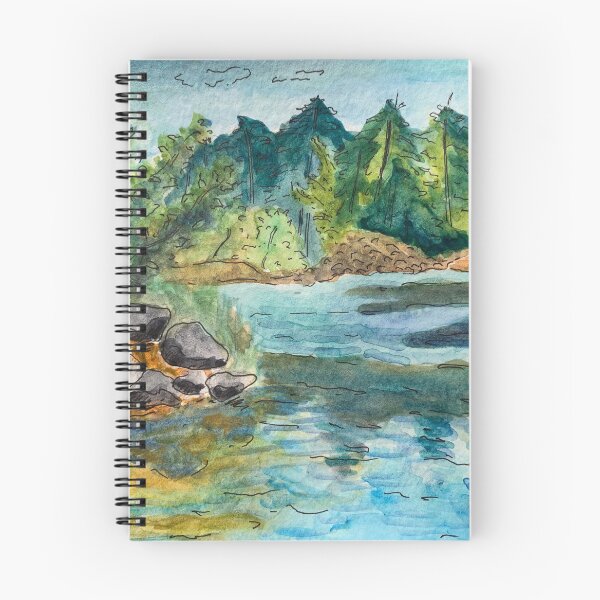 Item preview, Saco River watercolour designed and sold by asmsp.