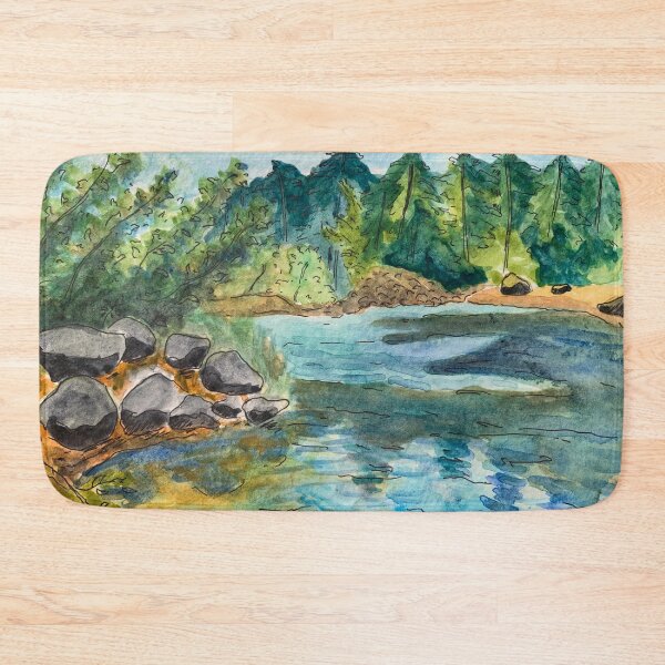 Item preview, Saco River watercolour designed and sold by asmsp.