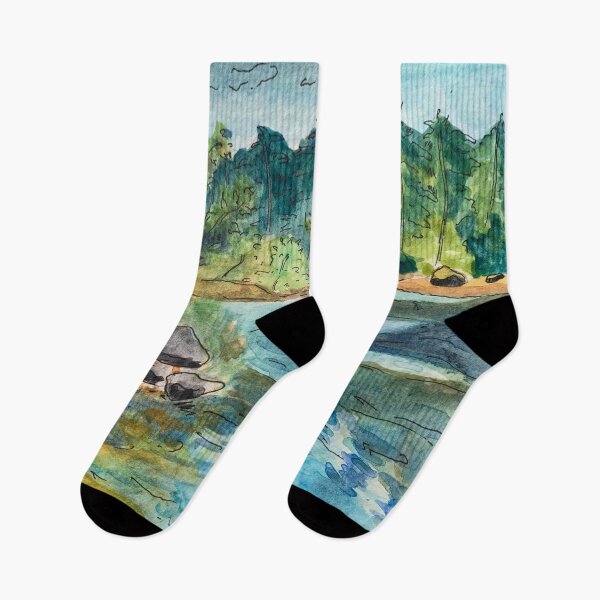 Item preview, Saco River watercolour designed and sold by asmsp.