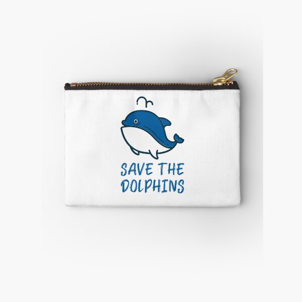 Item preview, Save the Dolphins Cute Chubby Dolphin designed and sold by quoteology.
