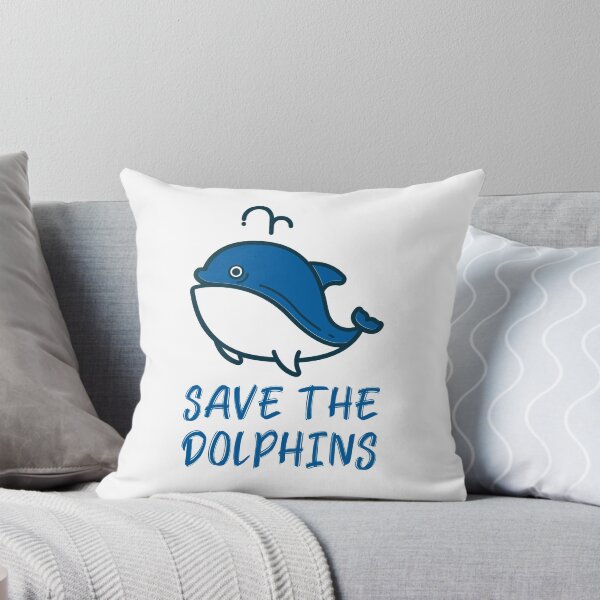 Item preview, Save the Dolphins Cute Chubby Dolphin designed and sold by quoteology.