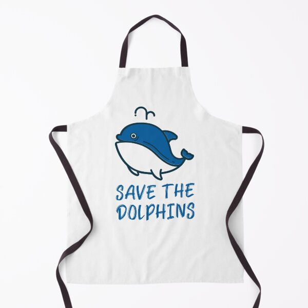Item preview, Save the Dolphins Cute Chubby Dolphin designed and sold by quoteology.