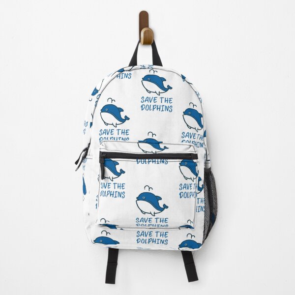 Item preview, Save the Dolphins Cute Chubby Dolphin designed and sold by quoteology.