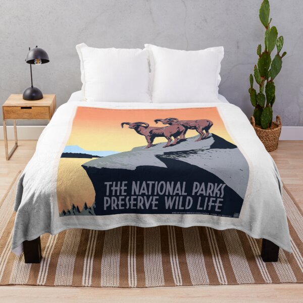 Item preview, 1936 The National Parks Preserve Wild Life Poster designed and sold by retrographics.