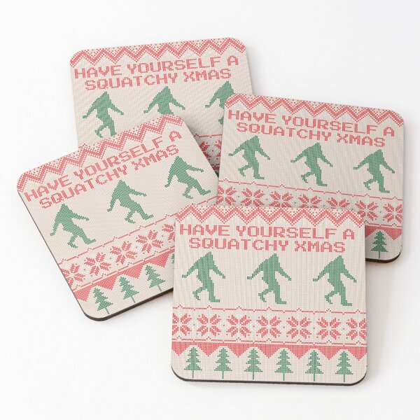 Item preview, Have Yourself a Squatchy Xmas Ugly Christmas Sweater Shirt designed and sold by strangeology.