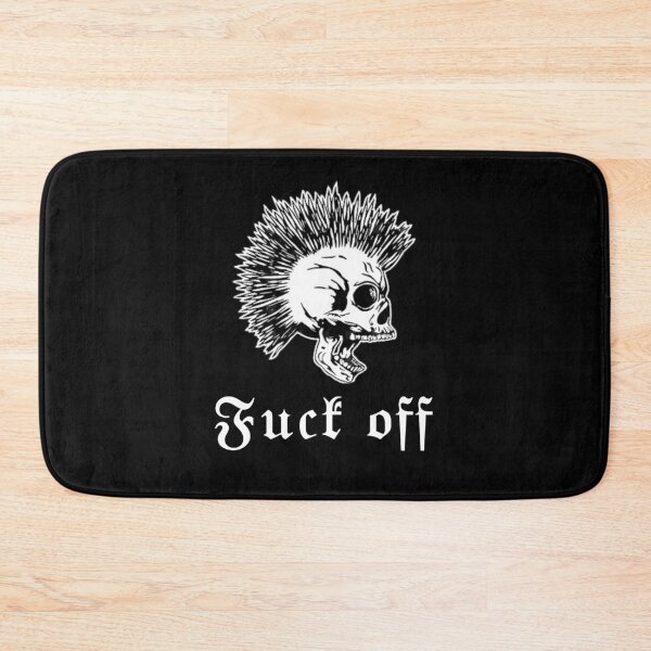 Item preview, Fuck off goth skull designed and sold by devilishxbabe.